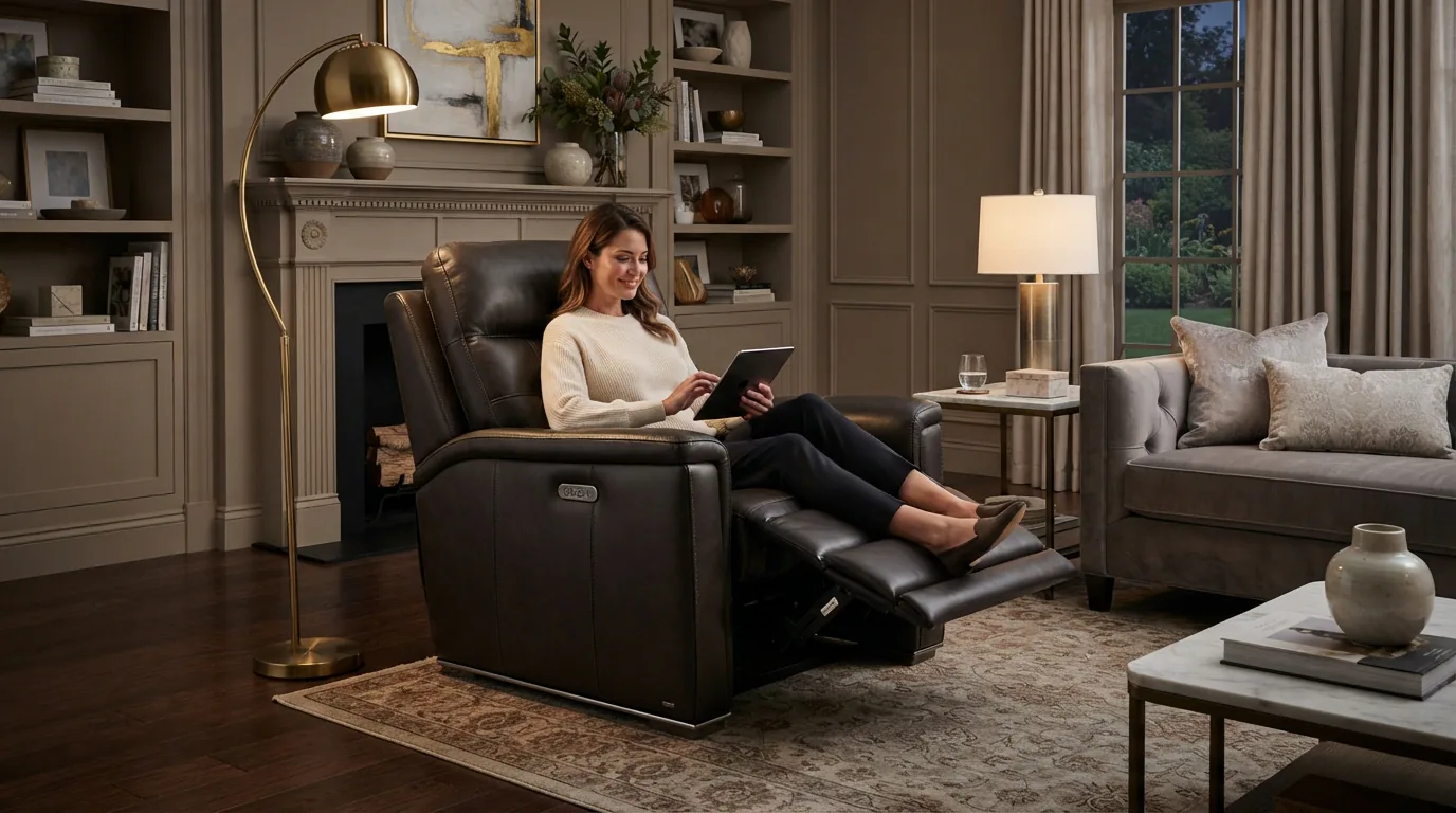 Gilman Creek Davis recliner in an upscale living area.